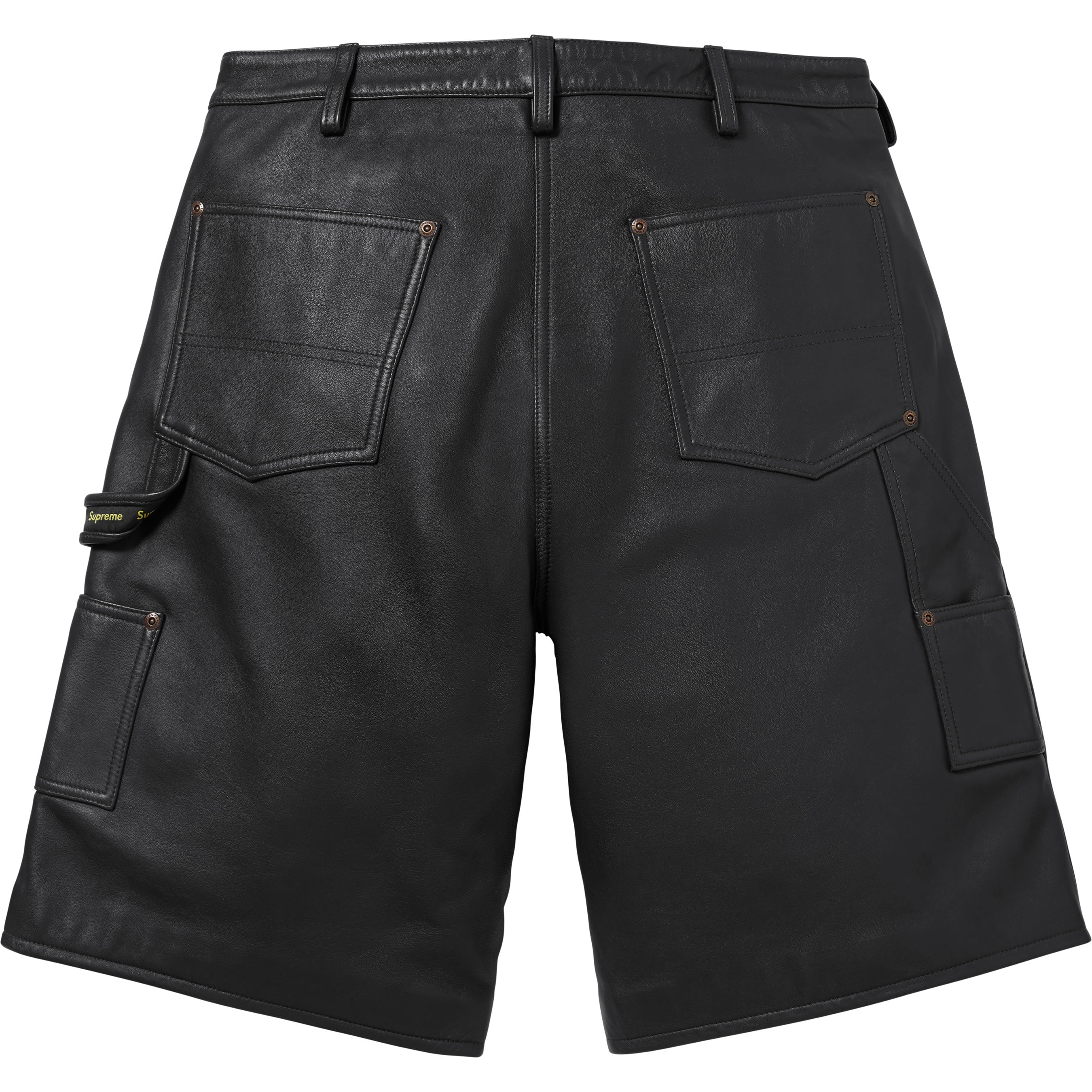 Leather Double Knee Painter Short view 8